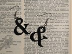 ampersand earringsb