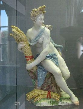 Porcelain model of Ceres with cereals by Dominikus Auliczek (Rufus46)